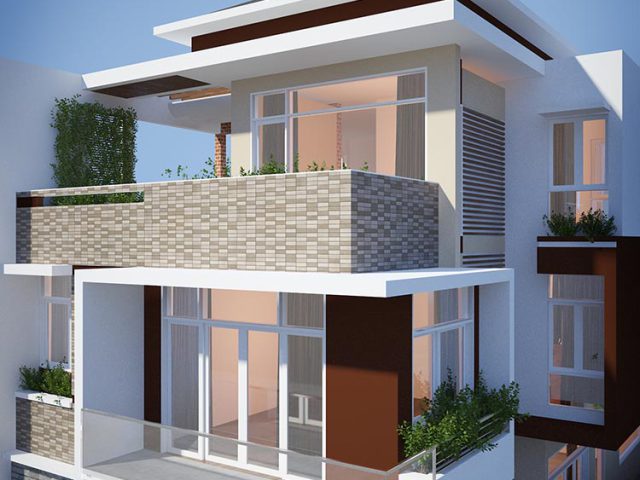 Nhà phố 4x18m - Phối cảnh thiết kế 3
