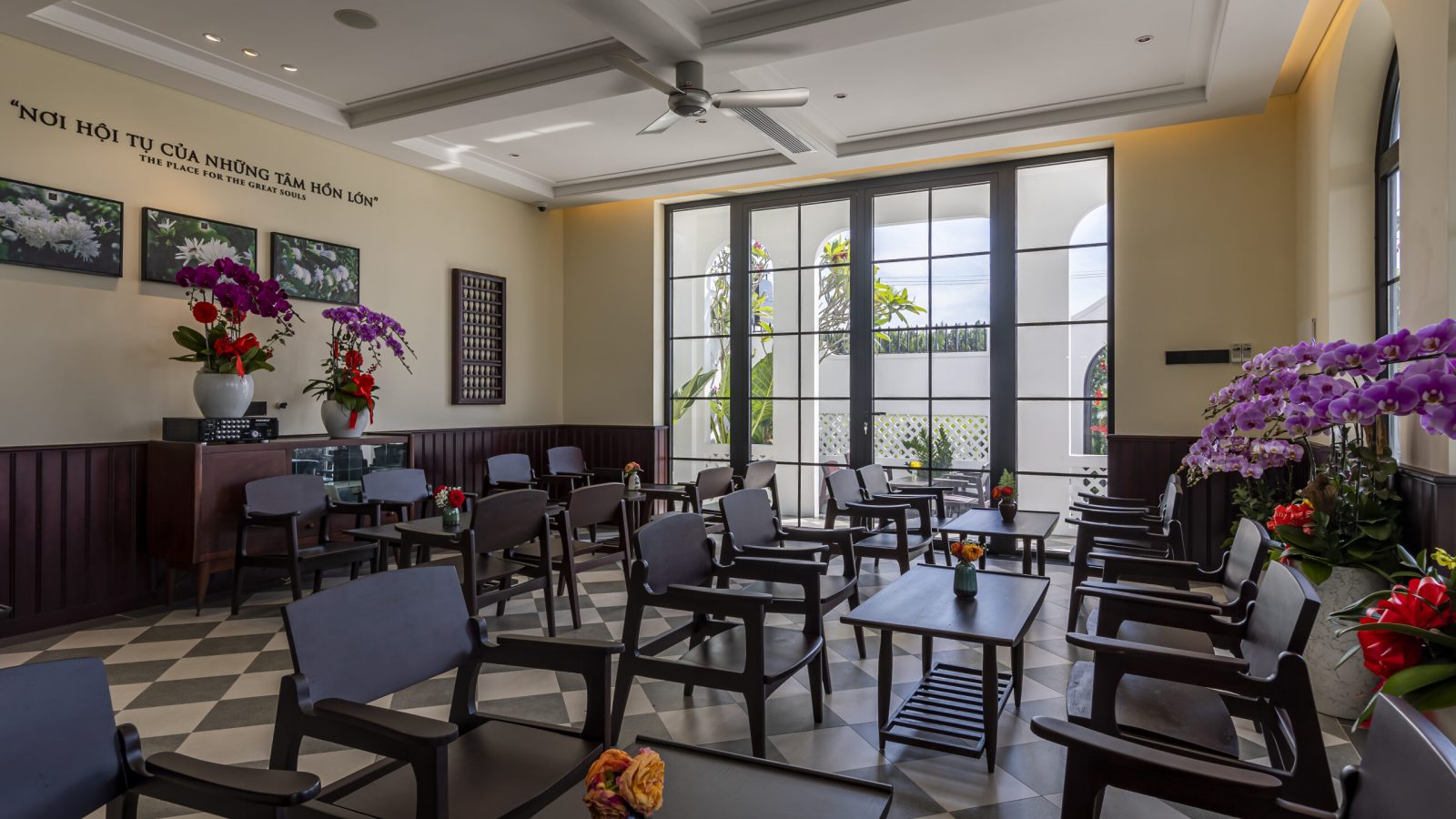 Cafe sân vườn - Ảnh hoàn thiện thực tế 2
