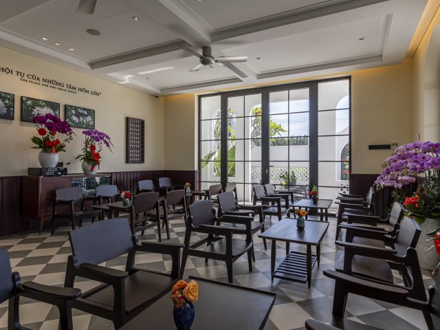 Cafe sân vườn - Ảnh hoàn thiện thực tế 2