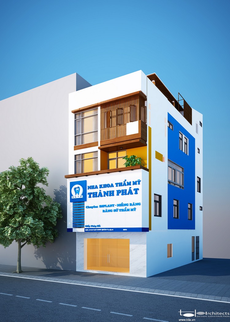 Cải tạo nhà phố kết hợp phòng khám nha khoa 6×16m