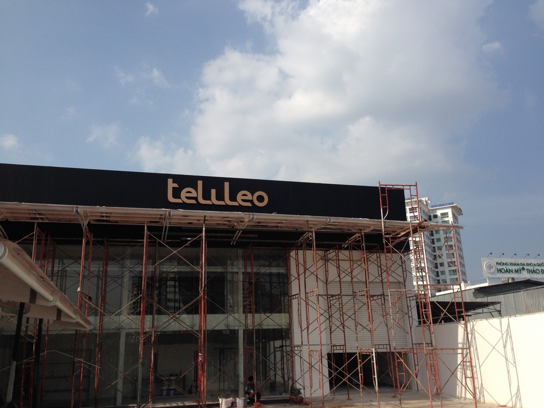 Cải tạo nhà xưởng, văn phòng công ty tại Quận 2 - thi công lắp đặt canopy mặt tiền