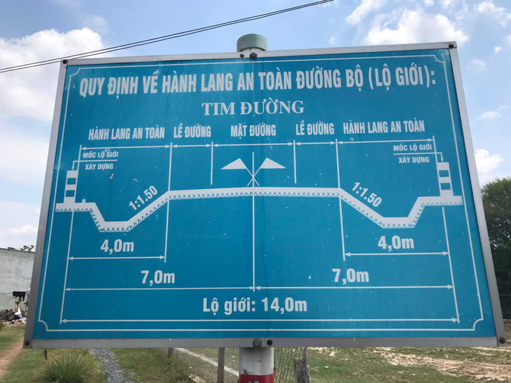 Những lưu ý khi xác định lộ giới