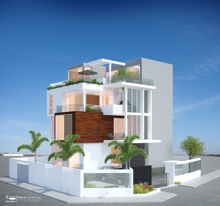Thiết kế văn phòng công ty 4 tầng tại Quận 7